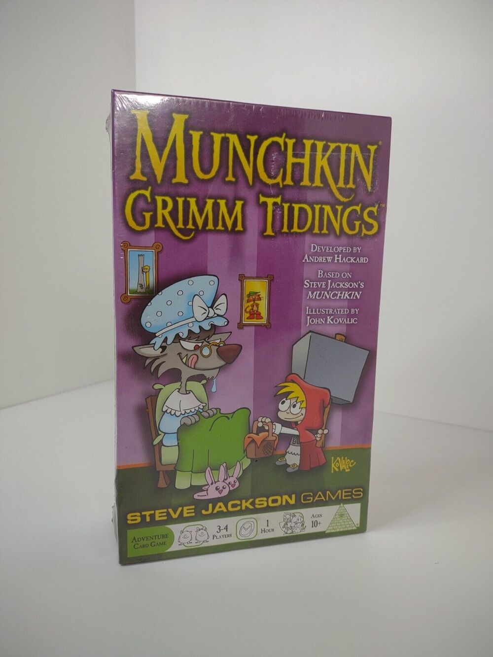 NEW Munchkin Grimm Tidings Steve Jackson Games Card Game 3-4 Players Ages 10+
